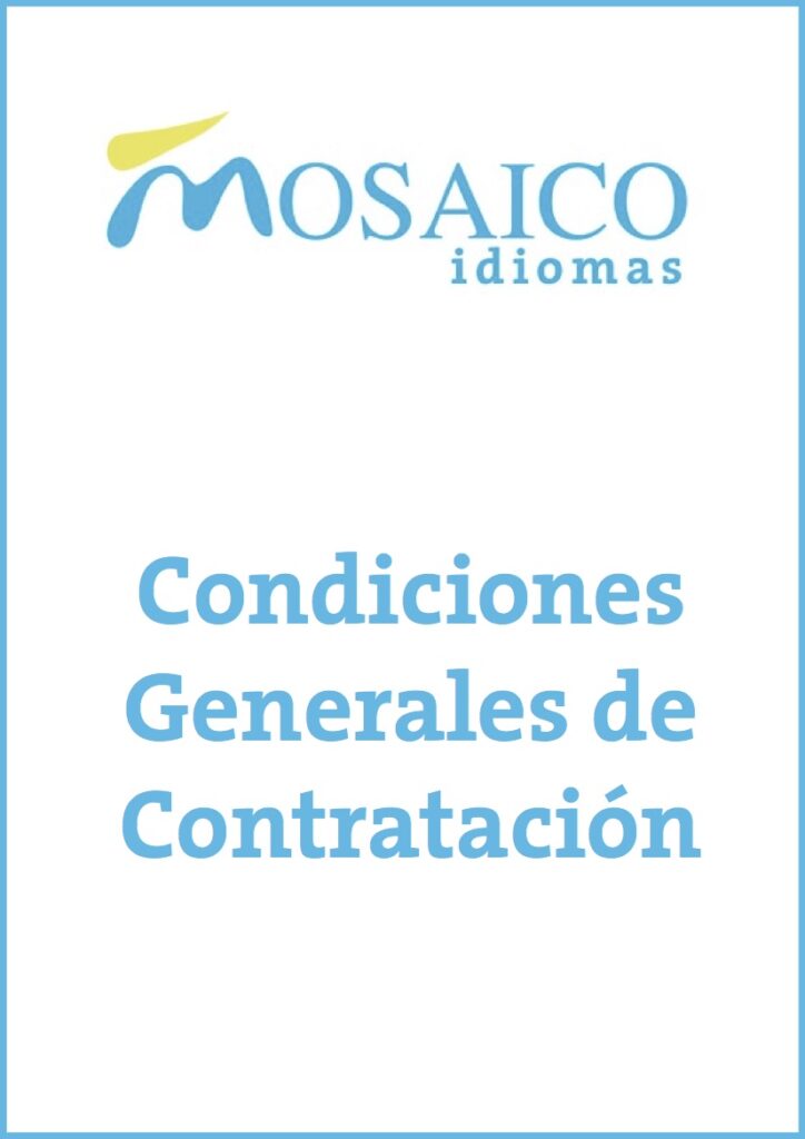 Condiciones Generales Mosaico Idiomas 2015